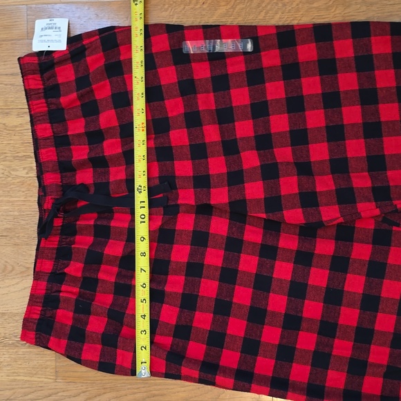 SLEEP CHIC BRAND WOMEN'S PLUS SIZE BLACK AND RED CHECKERED SLEEP PANTS SIZE XXL - Picture 8 of 12